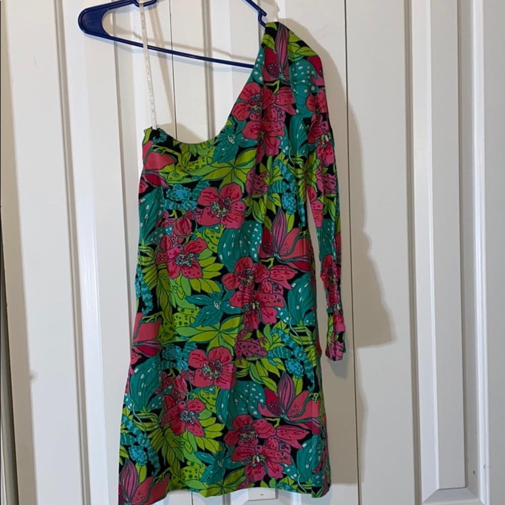 Lilly Pulitzer One Shoulder Dress